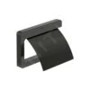 Roca Tempo - Toiletrolhouder Met Deksel, Zwart A817033CN0