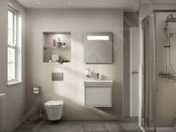 Ideal Standard Connect Air - Wastafelonderkast Cube 600 Mm, 530x409x400 Mm, Bruin Mat/wit Mat E0846VY -Duravit || Geberit || Grohe Verkoopwinkel 00fe5ed39955aa6976bef370