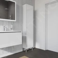 Duravit L-Cube - Hoge Badkamerkast 1760x500x243 Mm, Rechts, Glanzend Wit LC1171R2222 -Duravit || Geberit || Grohe Verkoopwinkel 01085ce290b0de3cb79c0728 3
