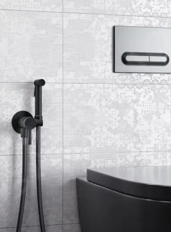 Paffoni Bidet Kit - Inbouw Bidetkraan, Met Handdouche En Inbouwdeel, Mat Zwart KITDUP110NO -Duravit || Geberit || Grohe Verkoopwinkel 013b87e69f5434a581d780c8