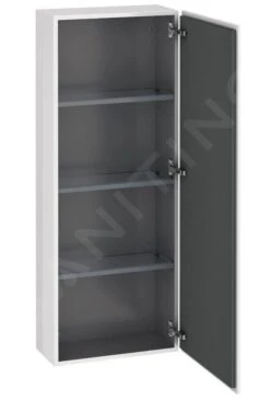 Duravit L-Cube - Hoge Badkamerkast 1320x500x243 Mm, Rechts, Glanzend Wit LC1169R2222 -Duravit || Geberit || Grohe Verkoopwinkel 0365f8a040ffabb6534efcb6