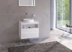 Keuco Stageline - Wastafelonderkast, 650x550x490 Mm, Met Uitsparing Voor Wastafel, Wit 32853300000 -Duravit || Geberit || Grohe Verkoopwinkel 037e816f1d2032dba0f19017