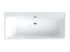 Villeroy & Boch Collaro - Back-to-wall Bad 1800x800 Mm Met Afvoer En Overloop, Wit UBA180COR9CR00VD01
