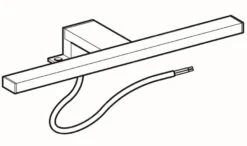 Geberit Selnova Square - Verlichting, 300 Mm, Chroom 501.280.00.1 -Duravit || Geberit || Grohe Verkoopwinkel 045fe4d9bf1b11abd8f7f5fc