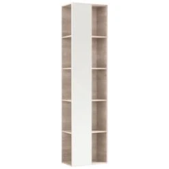 Geberit Citterio - Hoge Open Kast Met Spiegel 1600x400 Mm, Eik Beige 500.569.JI.1