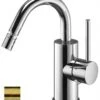 Paffoni Light - Bidetkraan, Geborsteld Goud LIG138HGSP