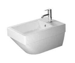 Duravit Vero Air - Hangend Bidet 370x570 Mm, Met Overloop, Met Kraangat, WonderGliss, Wit 22741500001
