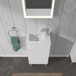 Duravit L-Cube - Wastafelonderkast 856x420x294 Mm, Links, 1 Deur, Glanzend Wit LC6273L2222 -Duravit || Geberit || Grohe Verkoopwinkel 0a0619cdd5c5b0bbdd0d3d07