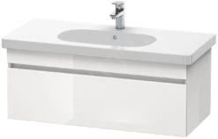 Duravit DuraStyle - Wastafelonderkast 398x1000x453 Mm, 1 Lade, Glanzend Wit DS638502222