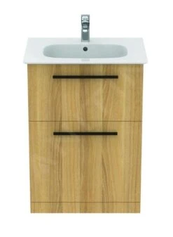 Ideal Standard I.Life A - Wastafelonderkast, 600x440x853 Mm, 2 Laden, Eikenhout T5273NX -Duravit || Geberit || Grohe Verkoopwinkel 0aa061e5fe110ef436431a33