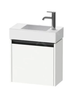 Duravit Ketho.2 - Wastafelkast 440x484x238 Mm, 1 Deur, Scharnieren Links, Mat Wit K25072L18180000