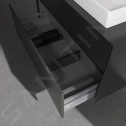 Villeroy & Boch Collaro - Wastafelkast, 1000x548x500 Mm, 2 Laden, Mat Zwart C01700PD -Duravit || Geberit || Grohe Verkoopwinkel 0c9642f2bc5e8c28a52bb462