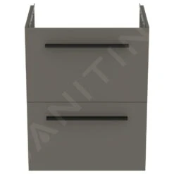 Ideal Standard I.Life S - Wastafelonderkast, 500x375x630 Mm, 2 Laden, Mat Kwartsgrijs T5291NG -Duravit || Geberit || Grohe Verkoopwinkel 0d0c980cb6055a5ebdf8b964