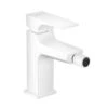 Hansgrohe Metropol - Bidetkraan Met Afvoergarnituur Push-Open, Mat Wit 32520700