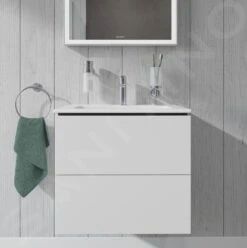 Duravit L-Cube - Wastafelonderkast 550x620x391 Mm, 2 Laden, Wit Mat LC625601818 -Duravit || Geberit || Grohe Verkoopwinkel 0f5bf93f722973778b183da0