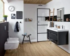 Villeroy & Boch Avento - Wastafelkast, 1180x514x452 Mm, 4 Laden, Crystal Black A89300B3 -Duravit || Geberit || Grohe Verkoopwinkel 1075cd41187909d7c490b850