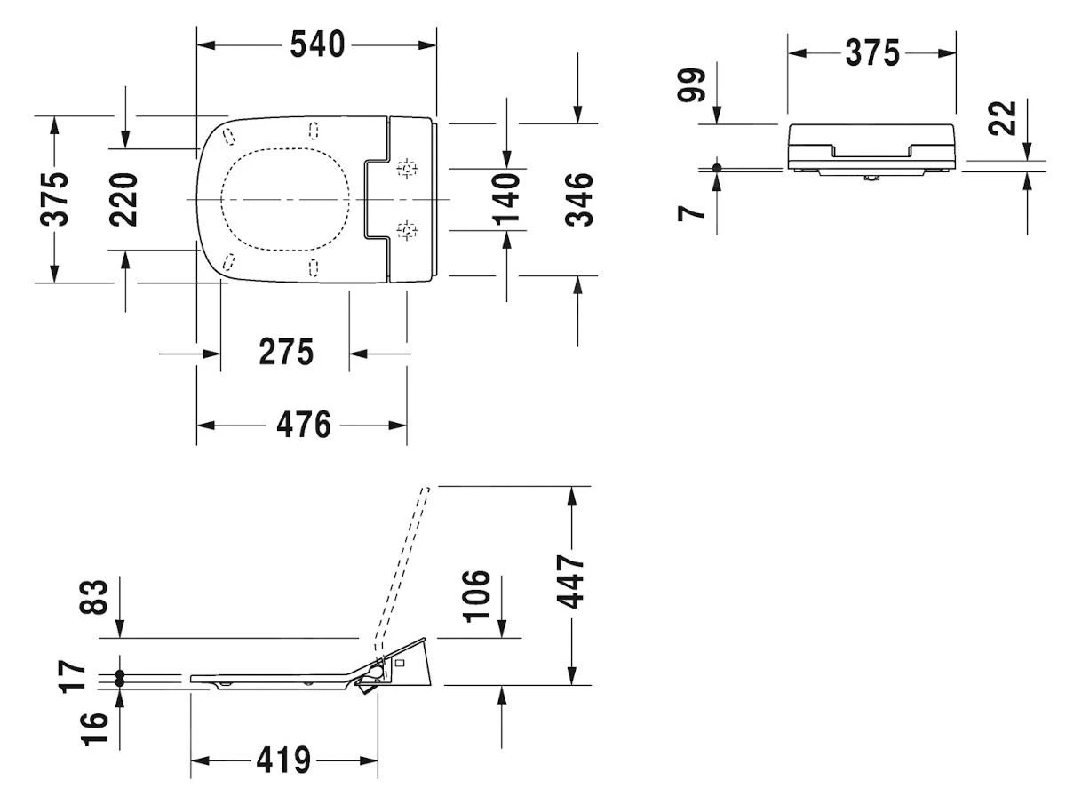 Duravit SensoWash Slim - SensoWash Slim Douchetoiletzitting, SoftClose, Alpine Wit 611200002304300 2 Duravit SensoWash Slim - SensoWash Slim Douchetoiletzitting, SoftClose, Alpine Wit 611200002304300 - Afbeelding 2