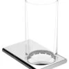 Keuco Edition 400 - Tandenborstelbeker Met Houder, Glas/chroom 11550019000