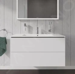 Duravit L-Cube - Wastafelonderkast 550x1020x481 Mm, 2 Laden, Wit Mat LC624201818 -Duravit || Geberit || Grohe Verkoopwinkel 116bc0983dedb1b58303b52b