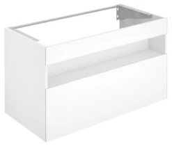 Keuco Stageline - Wastafelonderkast, 1000x625x490 Mm, Met Verlichting En USB, Wit 32872300100