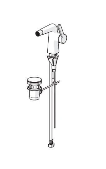 Hansa Designo - Bidetkraan Met Waste, Chroom 51983283 3 Hansa Designo - Bidetkraan Met Waste, Chroom 51983283 - Afbeelding 3