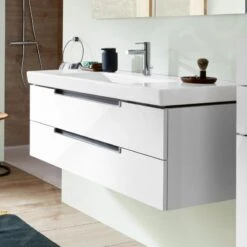 Villeroy & Boch Subway 2.0 - Wastafelkast, 987x420x449 Mm, 2 Laden, Glossy White A69000DH -Duravit || Geberit || Grohe Verkoopwinkel 150ec39257a4d06c75f9d3cd