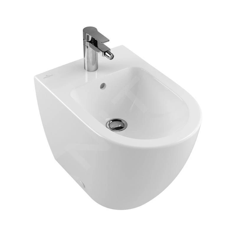 Villeroy & Boch Subway 2.0 - Staande Bidet 560x375 Mm, CeramicPlus, Alpine Wit 540100R1 1 Villeroy & Boch Subway 2.0 - Staande Bidet 560x375 Mm, CeramicPlus, Alpine Wit 540100R1