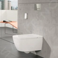 Villeroy & Boch ViClean - Douche Wc, Directflush, Met CeramicPlus, Alpine Wit V0E100R1 -Duravit || Geberit || Grohe Verkoopwinkel 1aa94189dbf6c852d88d6a54