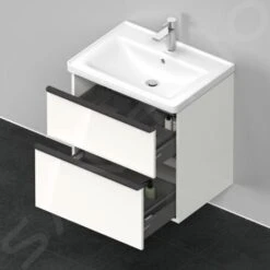 Duravit D-Neo - Wastafelonderkast 634x625x452 Mm 2 Laden, Glanzend Wit DE435402222 -Duravit || Geberit || Grohe Verkoopwinkel 1ab3f393ce641853170859f3