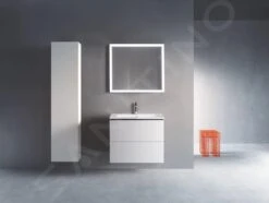 Duravit L-Cube - Hoge Badkamerkast 1760x400x363 Mm, Links, Glanzend Wit LC1180L2222 -Duravit || Geberit || Grohe Verkoopwinkel 1af6da614399d863a2c64b64