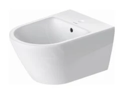 Duravit D-Neo - Hangend Bidet, Met WonderGliss, Wit 22941500001