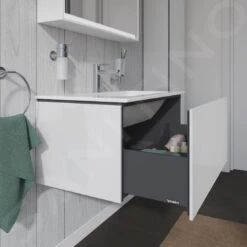Duravit L-Cube - Wastafelonderkast 400x820x481 Mm, 1 La, Glanzend Wit LC614102222 -Duravit || Geberit || Grohe Verkoopwinkel 1b90b00e638604c65d4c1010