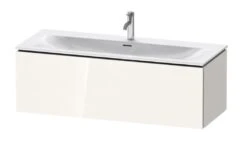 Duravit L-Cube - Wastafelonderkast 400x1220x481 Mm, 1 La, Glanzend Wit LC613902222