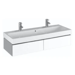 Geberit ICon - Onderkast Voor Dubbele Wastafel Met 2 Laden 1200 Mm, Mat Wit 841120000 -Duravit || Geberit || Grohe Verkoopwinkel 1e64a3882f93d05cebdb3edf