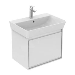 Ideal Standard Connect Air - Wastafelonderkast Cube 550 Mm, 480x409x400 Mm, Glanzend Wit/mat Wit E0844B2