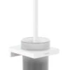 Hansgrohe AddStoris - WC Borstel Wandmontage, Mat Glas/wit Mat 41752700