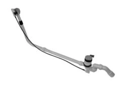 Duravit Toebehoren - Bad Af- En Overloopgarnituur Met Bodeminlaat, Bowdenkabel, Lengte 1070 Mm, Chroom 791226000001000