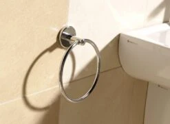 Aqualine Samba - Handdoekring, Chroom SB106 -Duravit || Geberit || Grohe Verkoopwinkel 21f27846c5037075ff1dfe4d