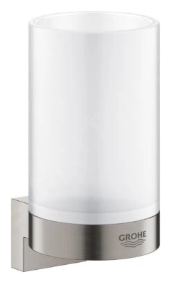 Grohe Selection - Glashouder, Supersteel 41027DC0 -Duravit || Geberit || Grohe Verkoopwinkel 221d1964b3eb3b686b8fbf41