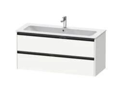 Duravit Ketho.2 - Wastafelkast 550x1210x480 Mm, 2 Laden, Mat Wit K25265018180000
