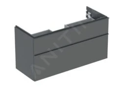 Geberit ICon - Wastafelonderkast, 118x62x48 Cm, 2 Laden, Lava 502.306.JK.1