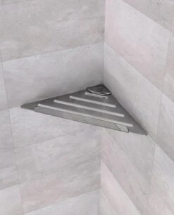 Sapho Accessoires - Hoekplanchet, 178x178 Mm, Gepolijst RVS PT004 -Duravit || Geberit || Grohe Verkoopwinkel 23c7f9a7c3206102a717cb39