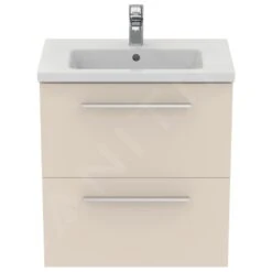 Ideal Standard I.Life S - Wastafelonderkast, 600x375x630 Mm, 2 Laden, Mat Zand T5293NF -Duravit || Geberit || Grohe Verkoopwinkel 2408bee5d0e4b6a60a4ed965