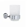 Duravit D-Code - Tandenborstelhouder, Rechts, Melkglas/chroom 0099201000