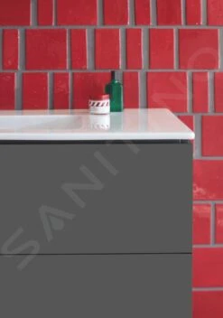 Duravit L-Cube - Wastafelonderkast 550x1220x481 Mm, 2 Laden, Grafiet Mat LC624304949 -Duravit || Geberit || Grohe Verkoopwinkel 254a88ff34024d7d74a5d19c