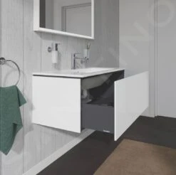 Duravit L-Cube - Wastafelonderkast 400x1020x481 Mm, 1 La, Glanzend Wit LC614202222 -Duravit || Geberit || Grohe Verkoopwinkel 25aa8f3678d5a108d439bc3a