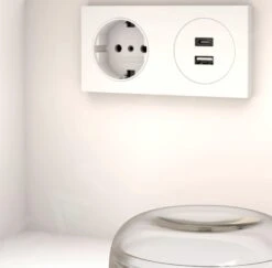 Keuco Stageline - Wastafelonderkast, 650x550x490 Mm, Met Uitsparing Voor Wastafel En Kraan Links, Met Verlichting En USB, Wit 32854300100 -Duravit || Geberit || Grohe Verkoopwinkel 27c8c5074ad4437a9f78198d 3