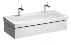 Geberit Xeno 2 - Wastafel Onderkast Met LED Verlichting En 2 Laden, 1200 Mm, Glanzend Wit 500.517.01.1 -Duravit || Geberit || Grohe Verkoopwinkel 288e63b8b6113cce38249d6a