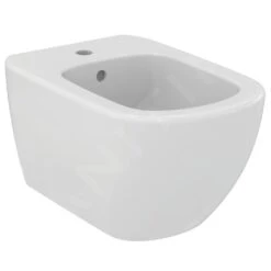 Ideal Standard Tesi - Hangend Bidet, 360x530 Mm, Met Overloop, Kraangat, Wit T457001