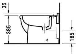 Duravit Starck 3 - Staande Bidet Met Overloop, Met WonderGliss, Wit 22301000001 -Duravit || Geberit || Grohe Verkoopwinkel 2abe7970ff76de2d303d6768 1